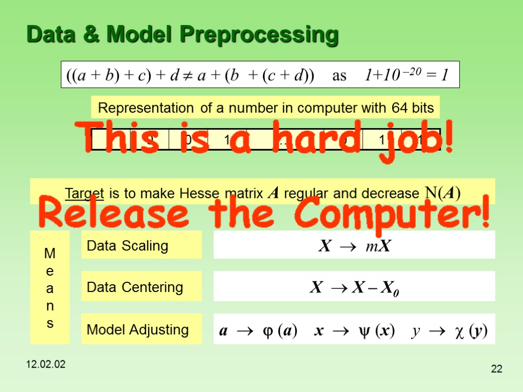 12.02.02 22 Data & Model Preprocessing ((a + b) + c) + d 